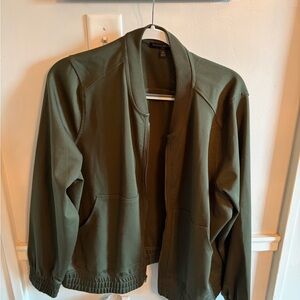Banana Republic Olive Bomber Jacket